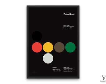 Braun's Dieter Rams Poster A Minimalist's Dream Braun Print Circle Poster for Modern Home Decor Modern Art, Architecture, Industrial Design