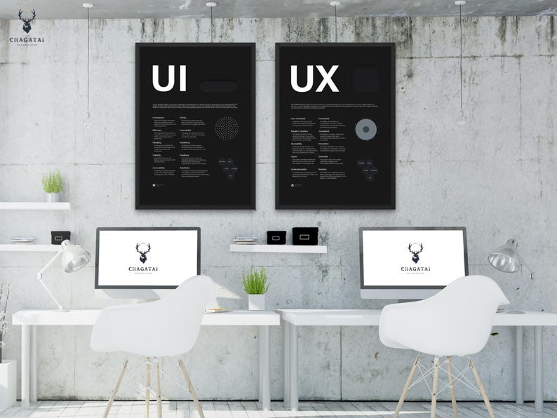UI Designer poster UI UX designer gift  Level up your design skills Master Design Principles  Gift for Designers Instant Download