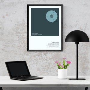 This poster is a great designer gift for her or any designer who is a fan of the minimalistic and functional design philosophy of Dieter Rams. The poster is printed on high-quality paper, making it durable and long-lasting,