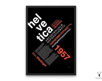 Helvetica Neue Poster Printable Helvetica Font Printable Designer