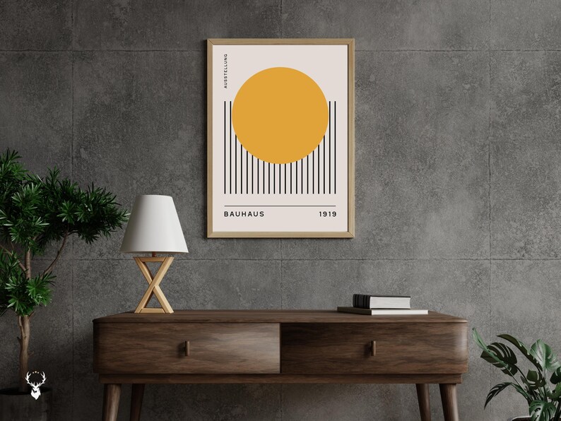 Bauhaus Print Art Vintage Home Decor Printable Bauhaus Poster Best ...