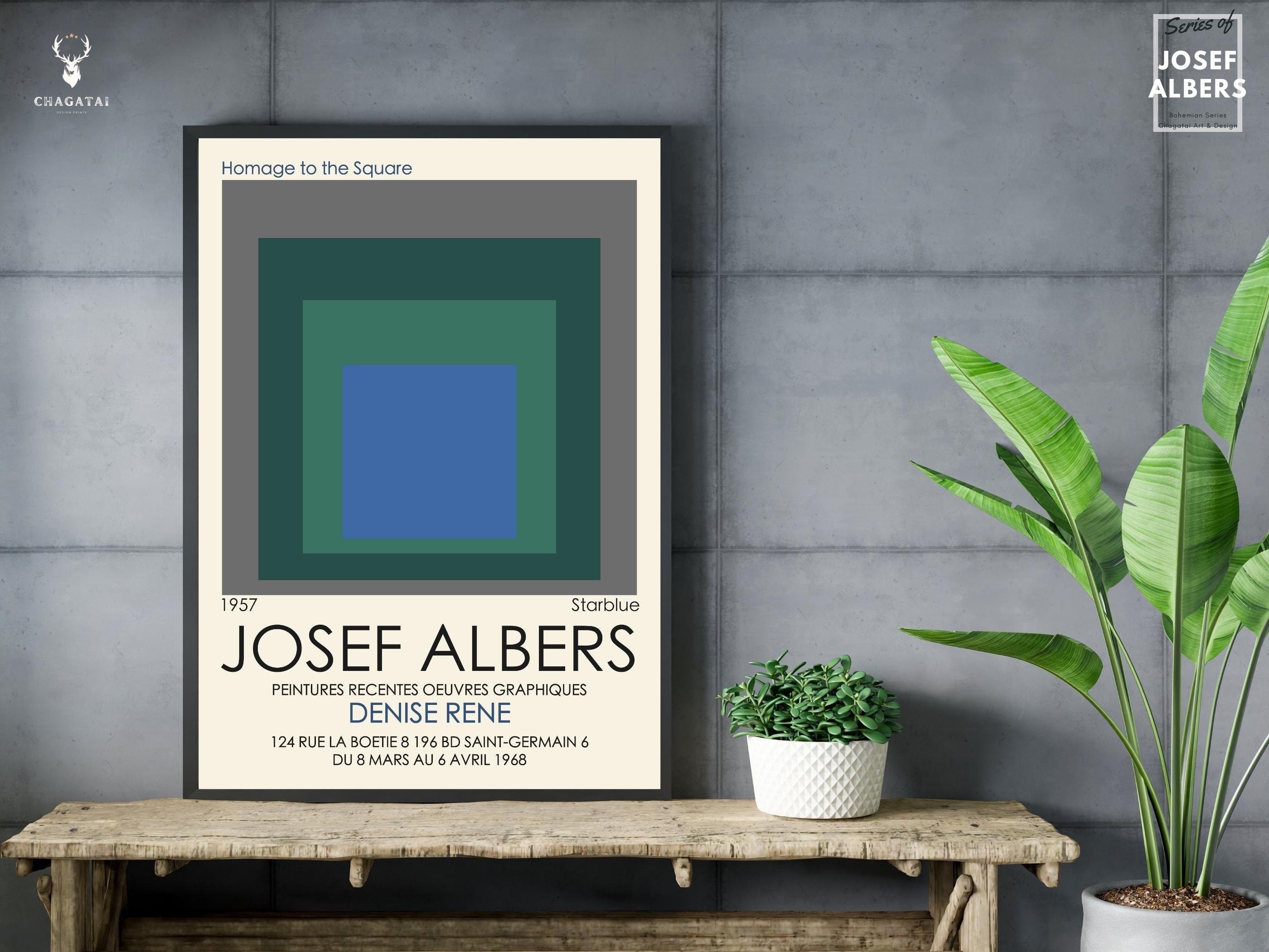 Josef Albers Homage to the Square Art Print Mothers Day Gift Home