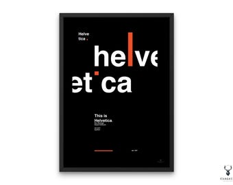 Helvetica Neue Poster Printable Helvetica Font Printable Designer