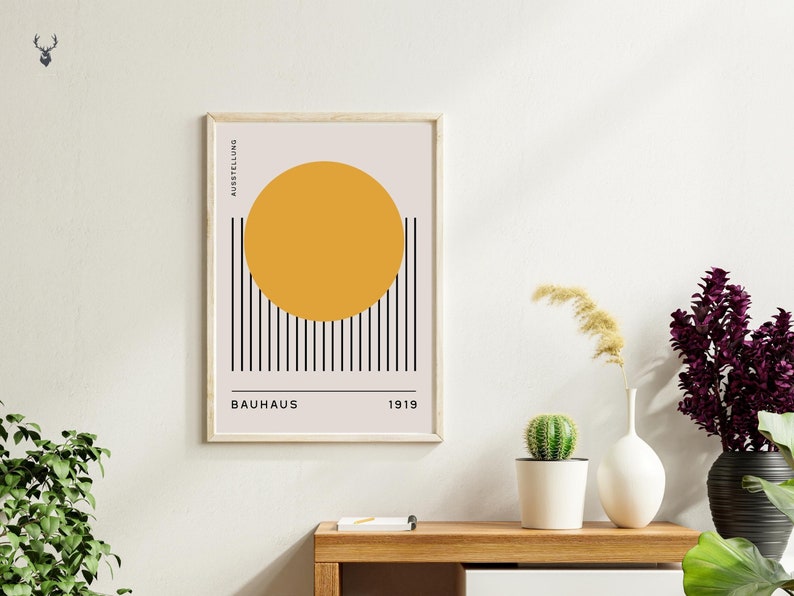 Bauhaus Print Art Vintage Home Decor Printable Bauhaus Poster Best ...
