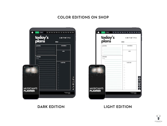 Musician Gift Musician Planner Digital Music Planner iPad  Android Tablet Music Audio Production Planner Organization Planner (Updated 2025)