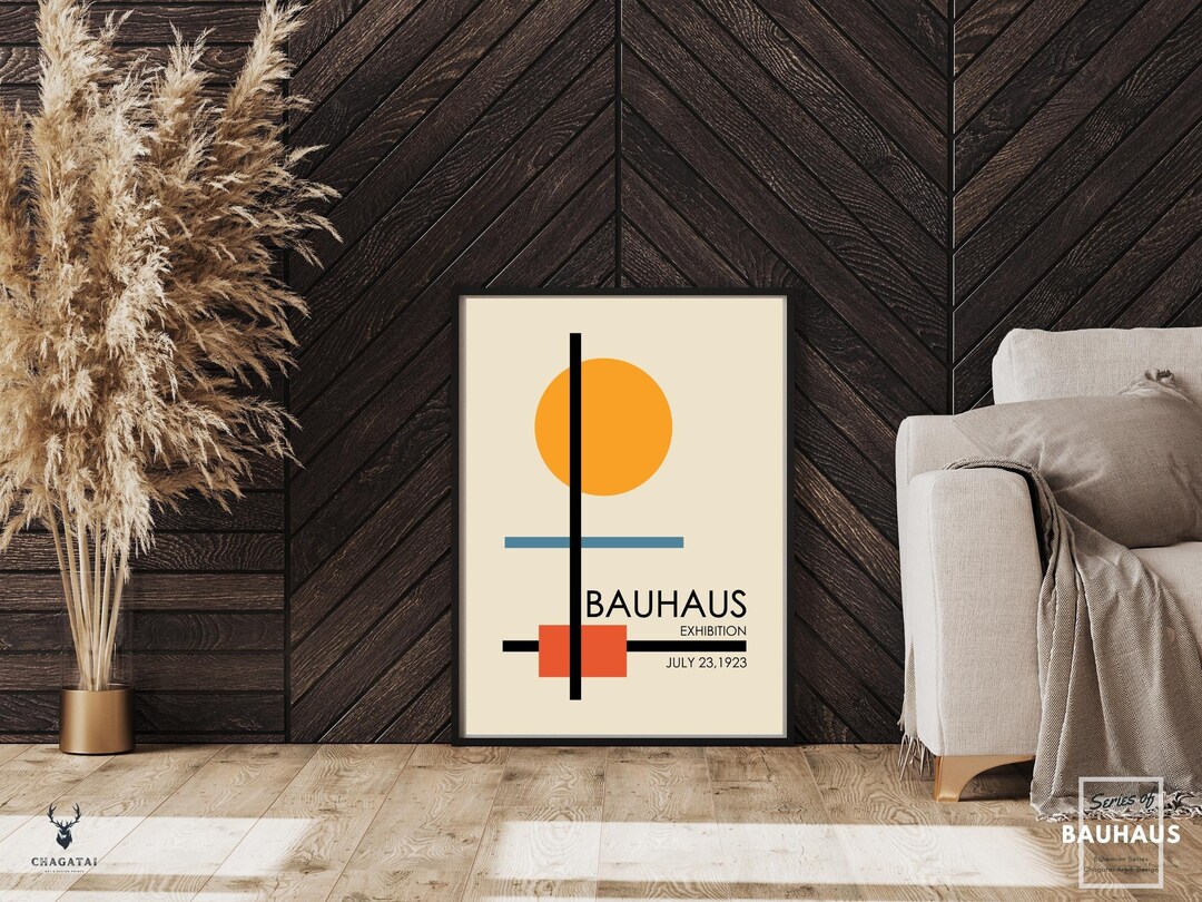 Bauhaus Art Print Furniture Home Decor Bauhaus Poster Print Ausstellung ...
