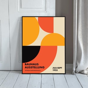 Bauhaus Wall Art Exhibition Poster Mothers Day Gift Bauhaus Print Home ...