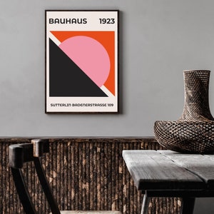Bauhaus Printable Art Poster Home Decor Bohemian Geometric Bauhaus ...