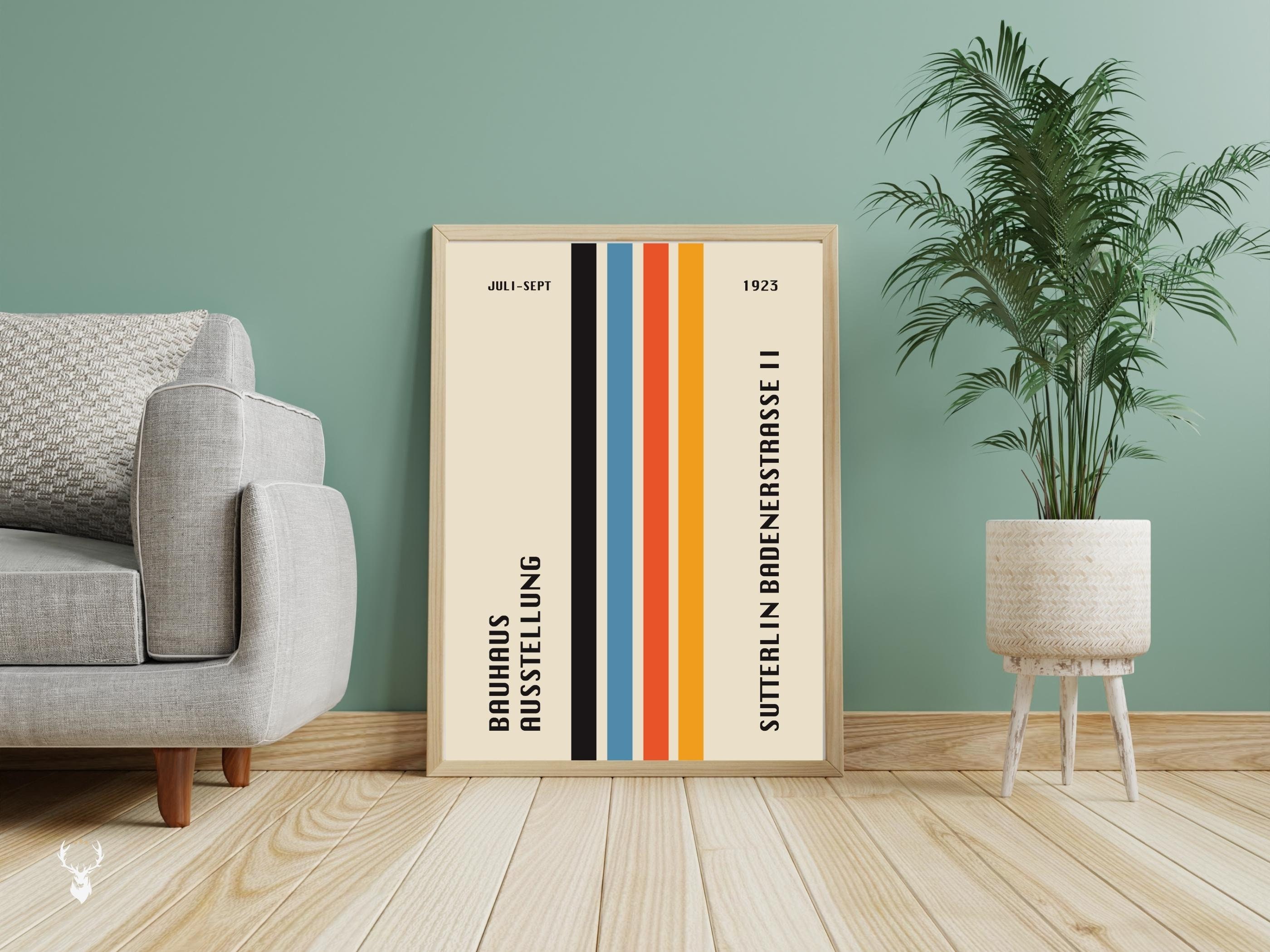 Bauhaus Poster Print Vintage Furniture Home Decor Bauhaus Poster Print ...