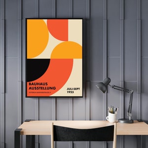 Bauhaus Wall Art Exhibition Poster Mothers Day Gift Bauhaus Print Home ...