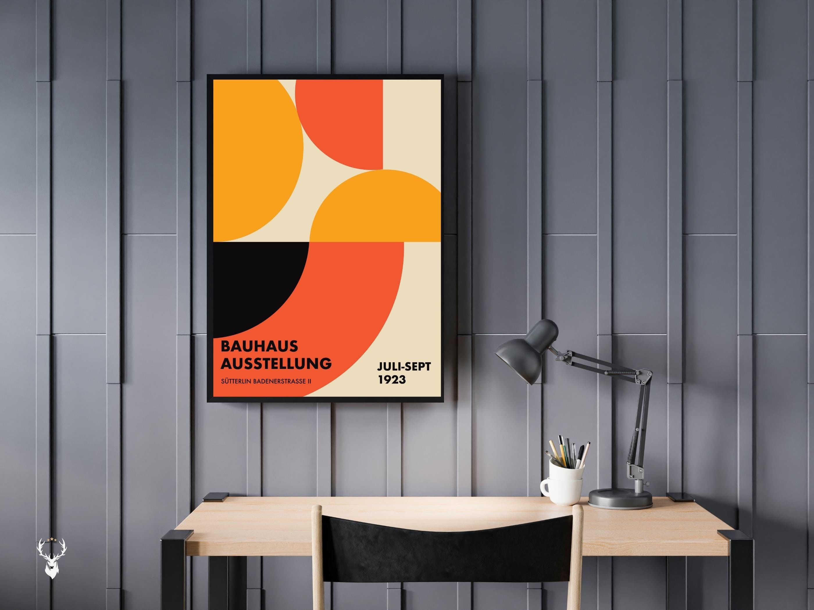 Bauhaus Wall Art Exhibition Poster Mothers Day Gift Bauhaus Print Home ...
