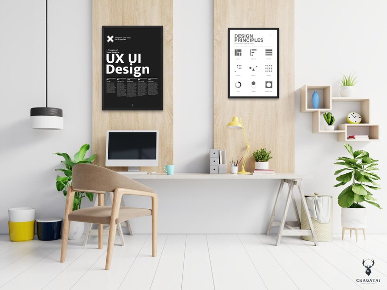 UX UI Phases of Design Poster UI Ux Design Helvetica Print Typographic ...