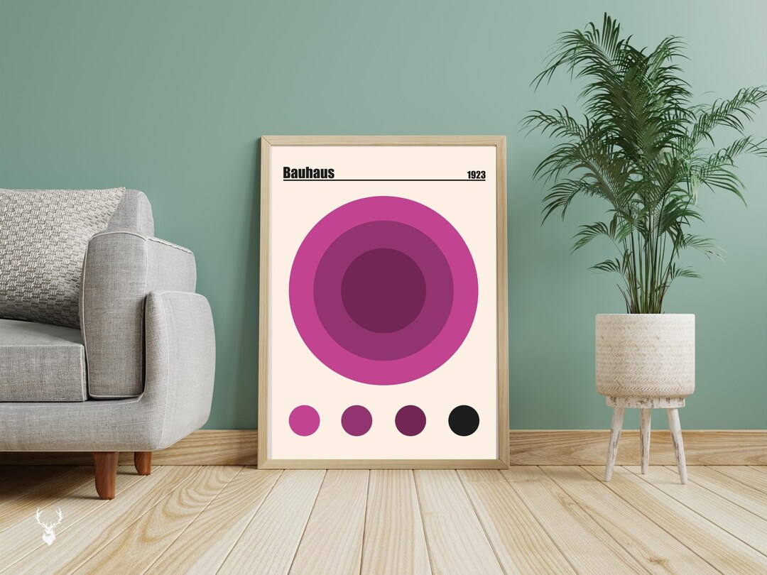 Bauhaus Poster Digital Download Art Printable Bohemian Bauhaus Wall Art ...