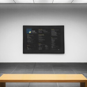Learn Python faster with this easy-to-read and practical programming guide
Vibrant and informative Python programming art for any developer’s space
Essential Python commands and tips displayed in an elegant, clear format