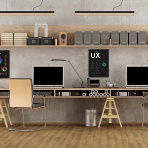 Color Wheel Poster Print Color Wheel Poster RGB CMYK Colors UX