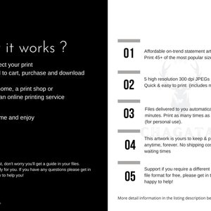 This picture is detail of Dieter Rams UX Design Principles Posters detail info page about how to print poster