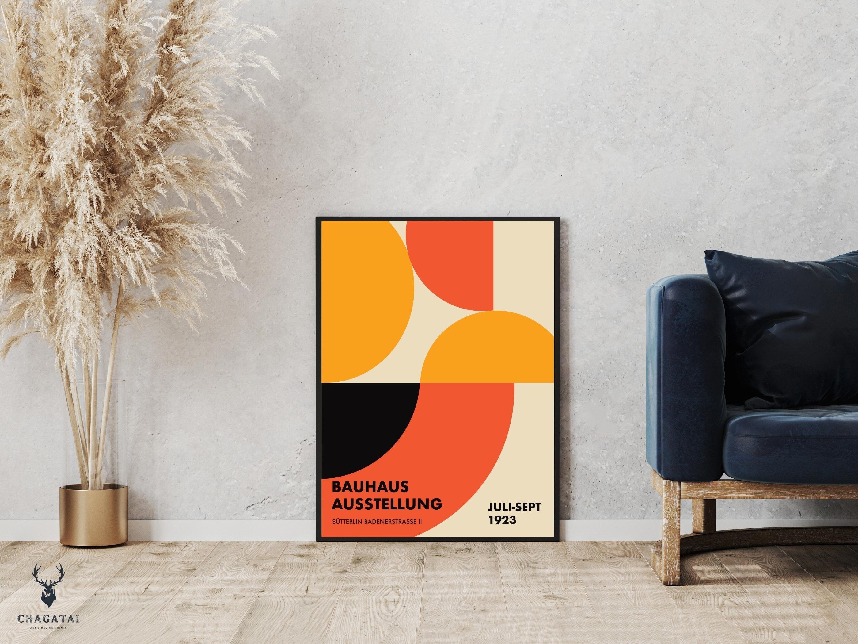 Bauhaus Wall Art Exhibition Poster Mothers Day Gift Bauhaus Print Home ...