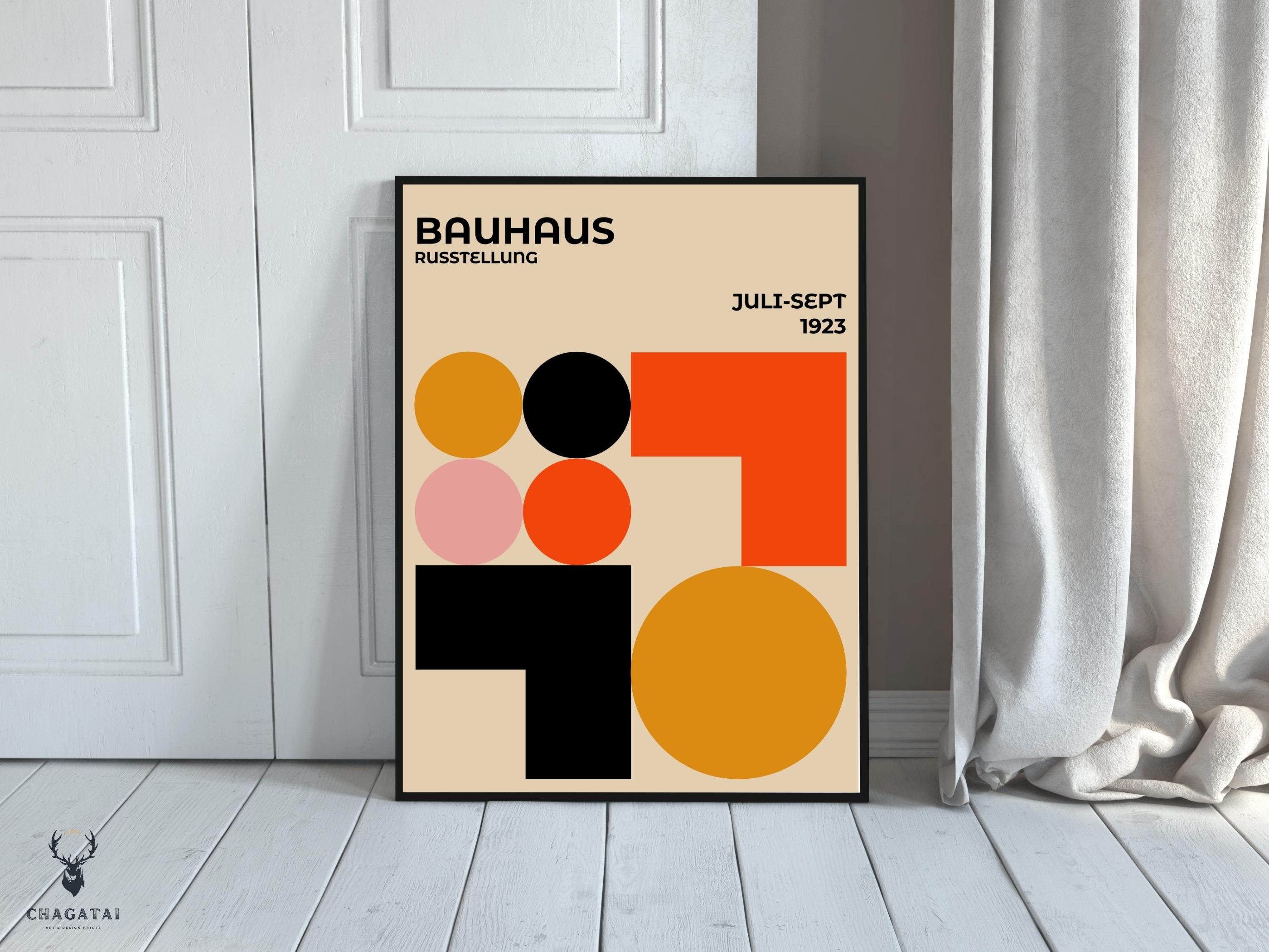 Bauhaus Art Printable Home Decor Geometric Bauhaus Poster Print Bauhaus ...