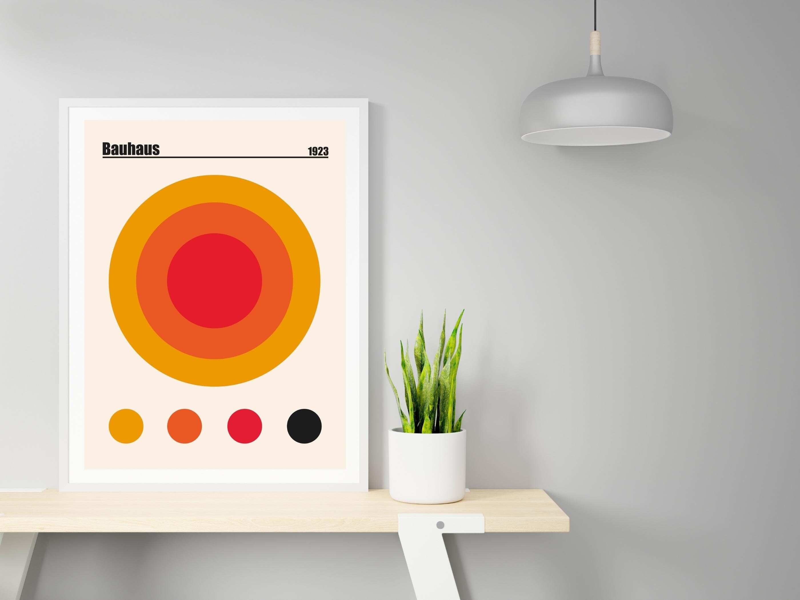Bauhaus Poster Art Print German Art Retro Home Decor Mothers Day Gift ...