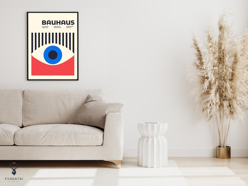 Bauhaus Art Poster Print Furniture Wall Art Bauhaus Print Best Mothers ...
