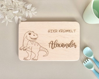 Frühstücksbrettchen personalisiert mit Name, Brettchen, Geschenk Geburt, Holzbrett, Frühstücksbrett, Geschenk Kindergeburtstag, Taufe