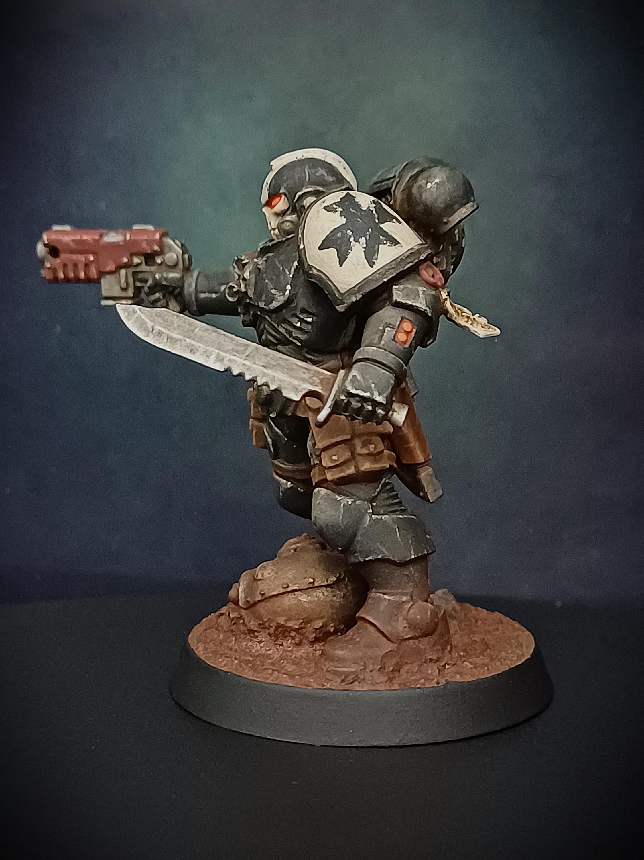 Space Marine Black Templars Brother Sergeant, Primaris Reiver, High ...