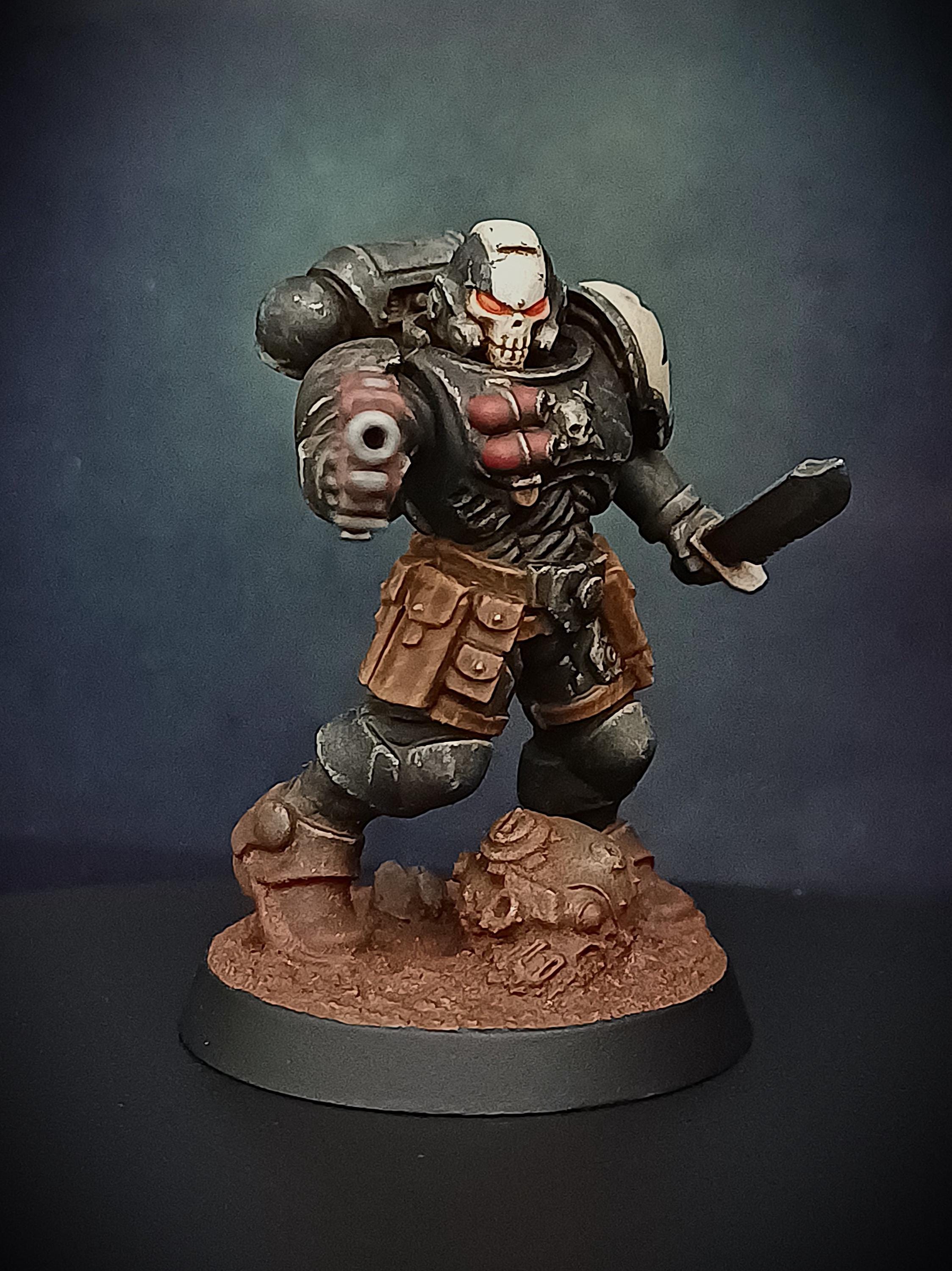 Space Marine Black Templars Brother Sergeant, Primaris Reiver, High ...