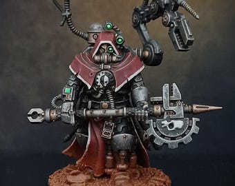 [ジャンク]Imperial Knights+ Tech-Priest House infantry tester model. My knights need some allies