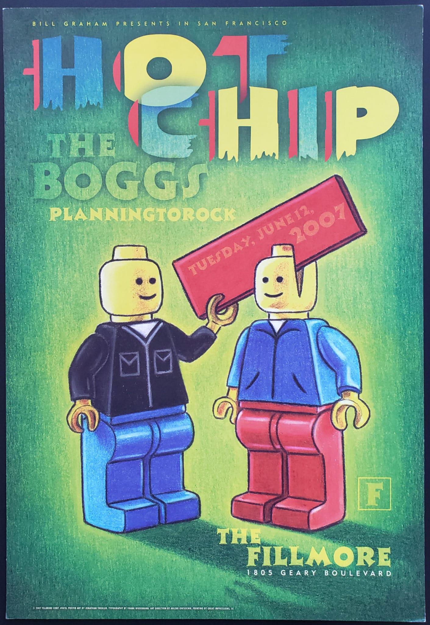 Hot Chip Concert Poster 2007 F-878 Fillmore
