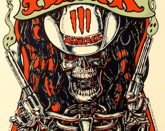 Hank Williams III Concert Poster 2005 Vintage Fillmore poster print - aesthetic music art for home and office wall decor.
