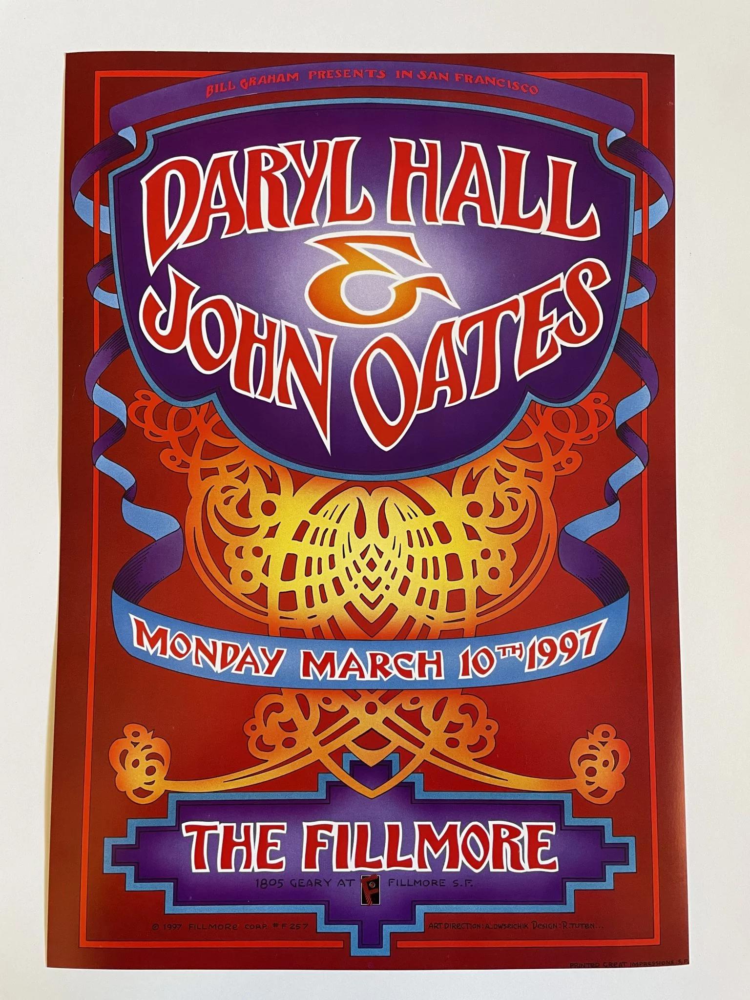 Hall Oates Poster - Etsy