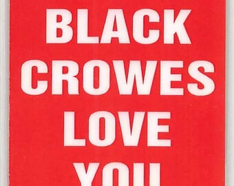 The Black Crowes Backstage Pass Red Laminate Variant