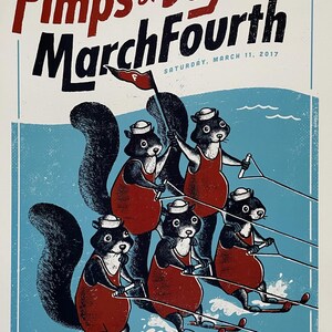 Pimps of Joytime Concert Poster 2017 F-1469 Fillmore