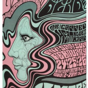 Postal de Grateful Dead, Wes Wilson, San Francisco, 1967, autenticada y clasificada por CGC: objetos de colección de música de la cultura pop vintage, recuerdos musicales.