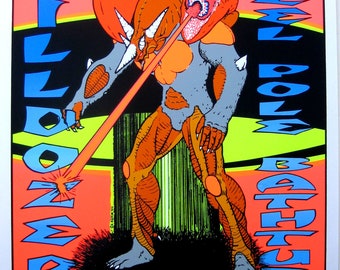 Killdozer Concert Poster 1994 Austin Vintage Poster Print