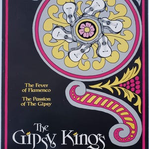 Cartel del concierto de los Gipsy Kings de 1988 F-67 Fillmore