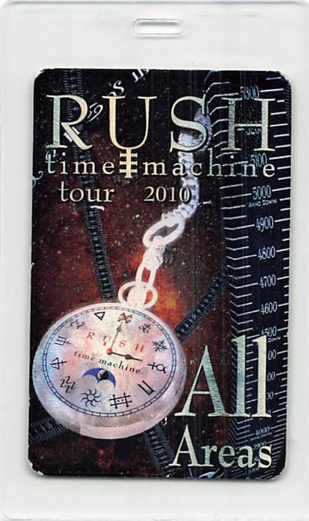 Rush Backstage Pass 2010 Black All Areas Laminate Variant - Etsy