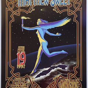 Matthew Sweet Concert Poster 1997 F-266 Vintage Fillmore poster print - aesthetic music art for home and office wall decor