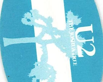 Pase de backstage de U2 Variante del pase de tela azul