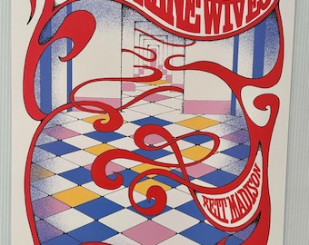 Póster del concierto de The Crane Wives en San Francisco 2024, The Fillmore F-1847