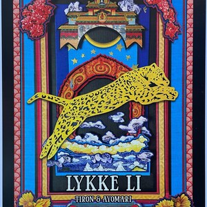 Pôster do concerto de Lykke Li 2018 F-1607 Fillmore