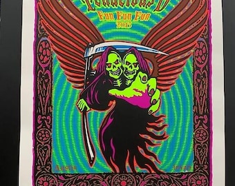 Tenacious D Concert Poster Austin 2003