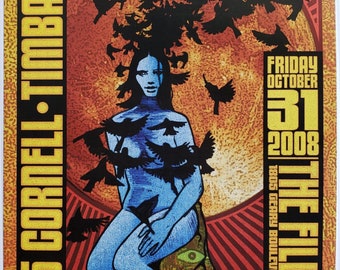 Chris Cornell Concert Poster 2008 F-976 Fillmore