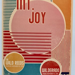 mt joy Concert Poster 2019 Fillmore F-1671