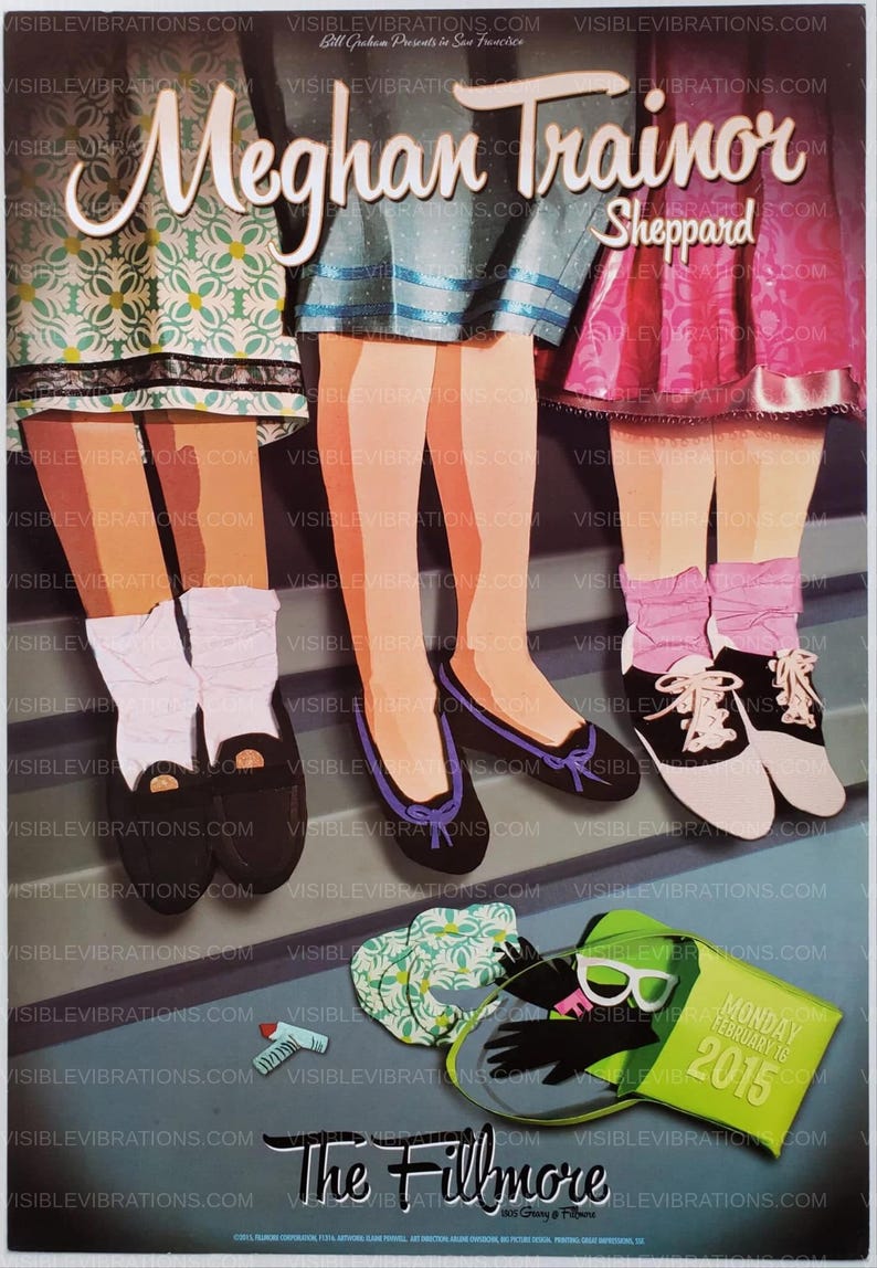 Pôster do show da Meghan Trainor 2015 F-1316 Fillmore imagem 1