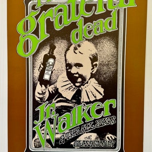 Grateful Dead Concert Poster 1969 2nd Printing BG176 Vintage poster print - aesthetic music art for home and office wall decor