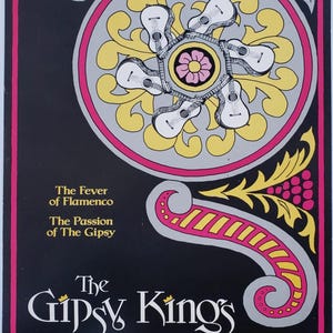 Gipsy Kings Concert Poster 1988 F-67 Fillmore