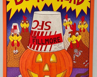 Buckethead Concert Poster San Francisco 2024 The Fillmore F-1846