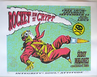 Rocket From The Crypt Concert Poster