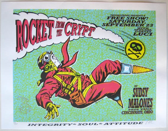 Rancid Rocket From The Crypt ポスター